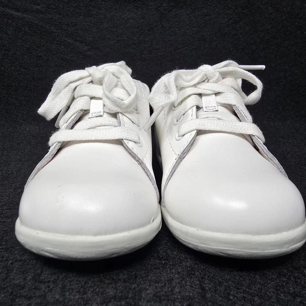 Stride Rite SRT Elliot Baby Toddler 7M White Leather Walking Shoes BB35749 Boys